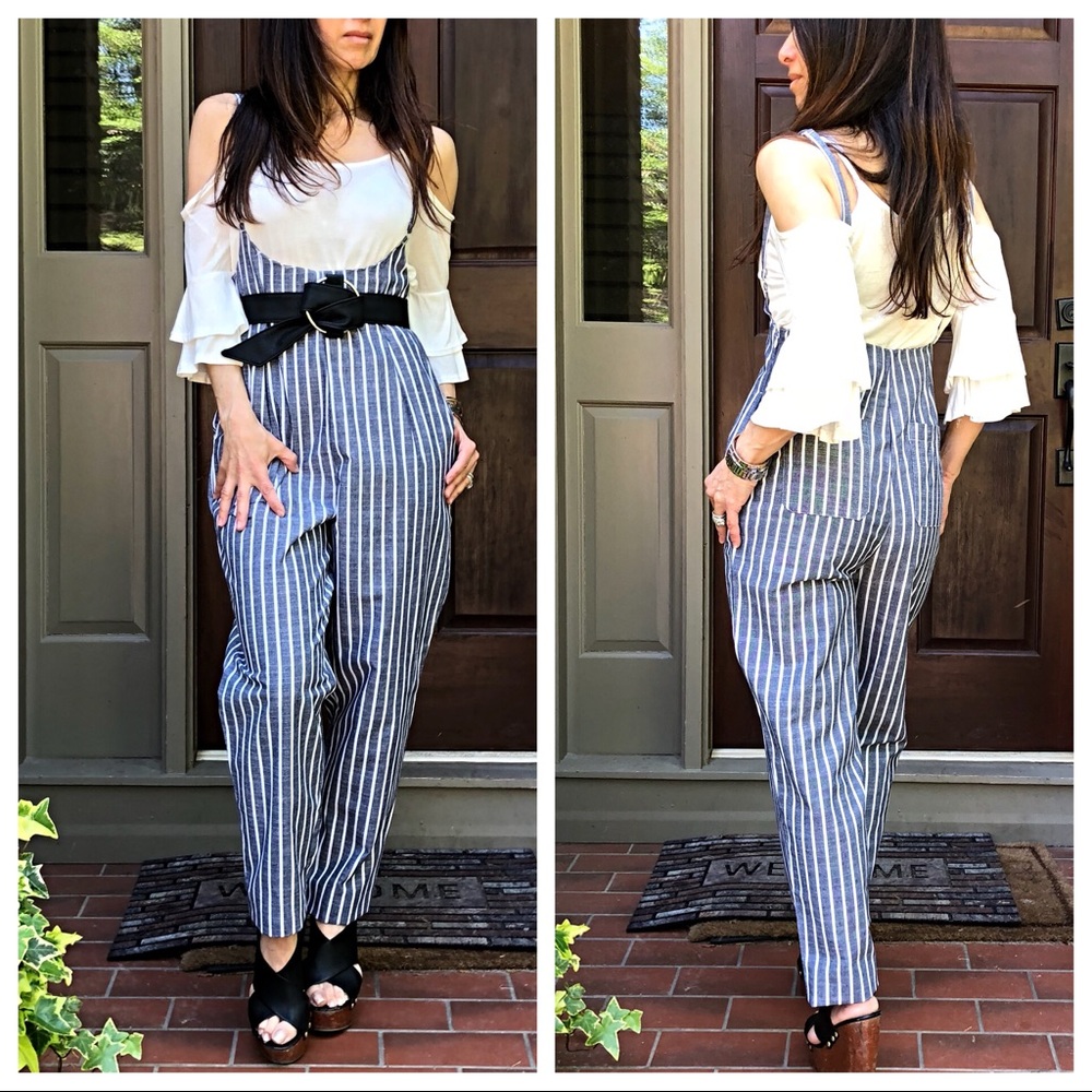 ✨LAST ONE ✨Absolutely unique Striped jumpsuit - Picture 7 of 8